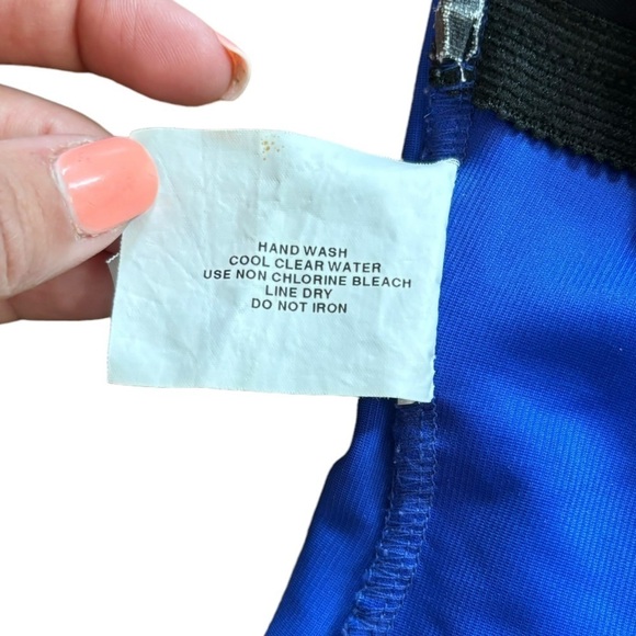 Miraclesuit Blue Camilla Shapewear One Piece Swimsuit Ruched Ruffle Front Size 8 - Picture 8 of 16